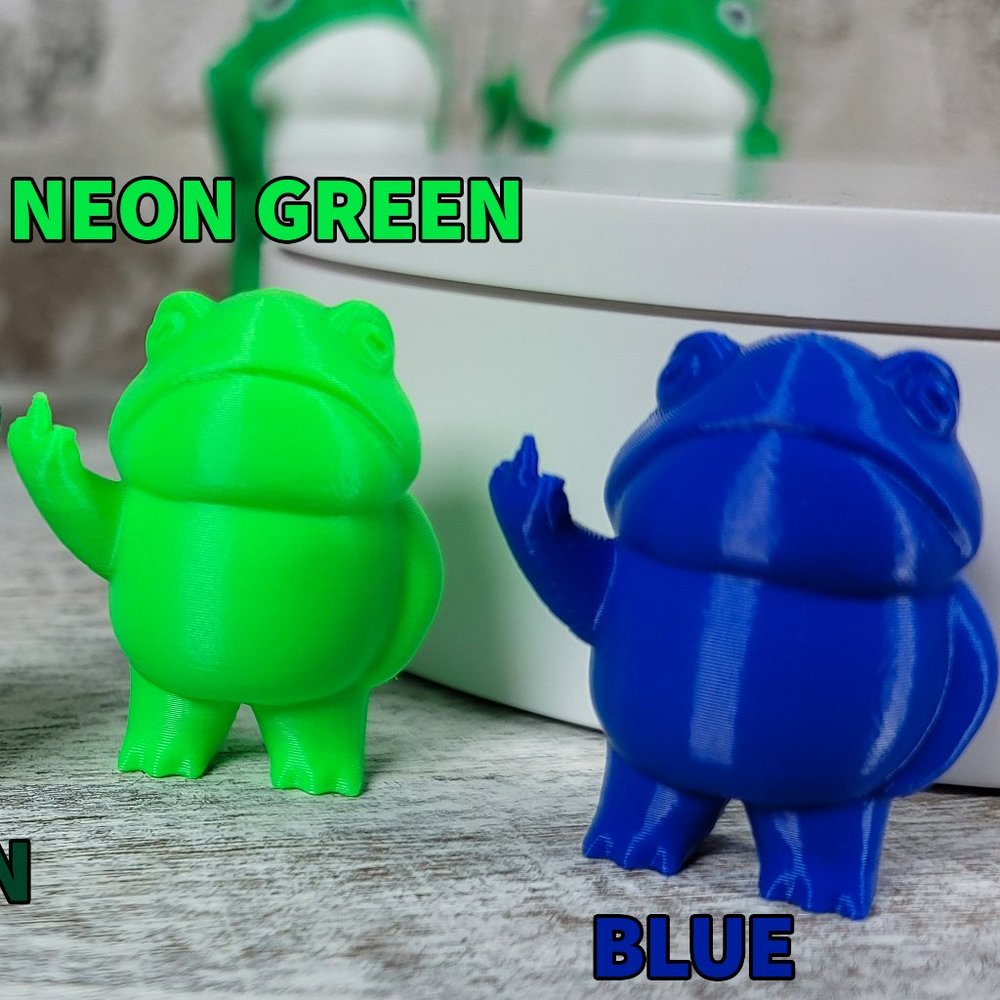 Middle Finger Frog Keychain | Gag Gift | Unique Gift | 3D Printed - Picture 11 of 12